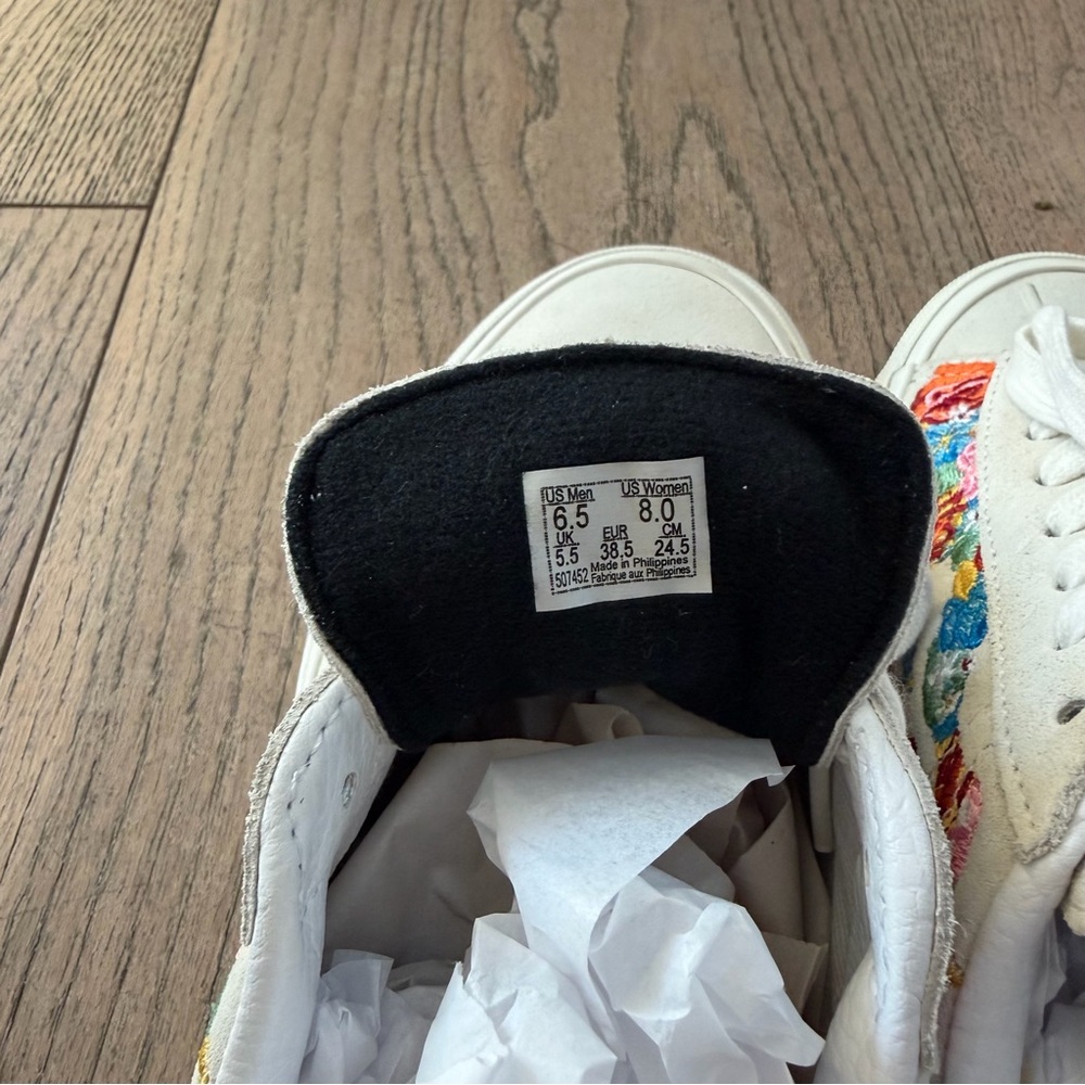 🌱 Vans RARE Sid DX ‘Anaheim Factory’ Boho Flowerflame Suede W8/M6.5 Nearly New - Picture 8 of 13